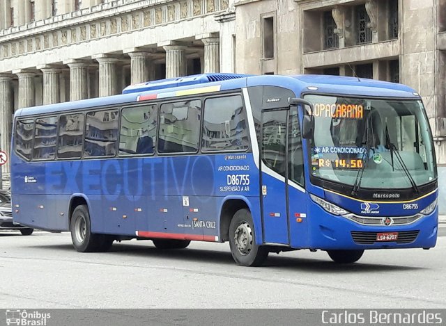 Auto Viação Jabour D86755 na cidade de Rio de Janeiro, Rio de Janeiro, Brasil, por Carlos Bernardes. ID da foto: 4679749.