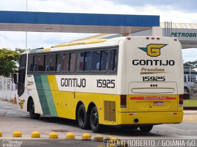 Empresa Gontijo de Transportes 15925 na cidade de Goiânia, Goiás, Brasil, por Paulo Roberto de Morais Amorim. ID da foto: 4678861.