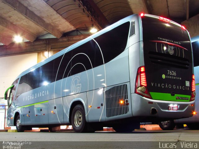 Viação Garcia 7636 na cidade de Apucarana, Paraná, Brasil, por Lucas Vieira. Número da foto: #4680882.