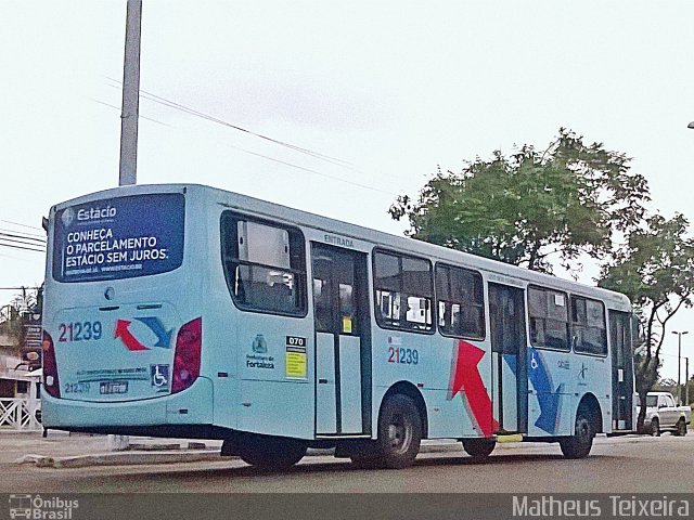 Aliança Transportes Urbanos 21239 na cidade de Fortaleza, Ceará, Brasil, por Matheus Lima Teixeira. Número da foto: #4681170.