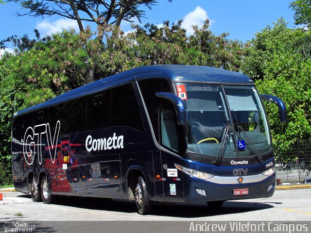 Viação Cometa 11402 na cidade de São Paulo, São Paulo, Brasil, por Andrew Campos. Número da foto: #4681792.