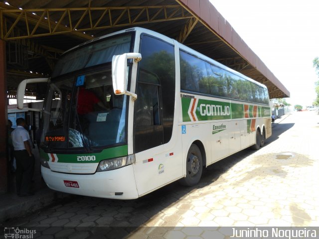 Empresa Gontijo de Transportes 20100 na cidade de Araçuaí, Minas Gerais, Brasil, por Juninho Nogueira. ID da foto: 4680578.