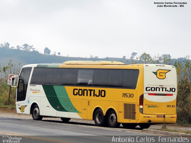 Empresa Gontijo de Transportes 11530 na cidade de João Monlevade, Minas Gerais, Brasil, por Antonio Carlos Fernandes. Número da foto: #4681253.