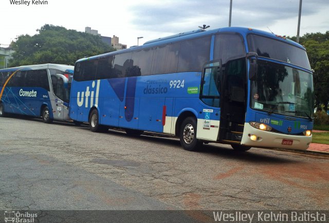 UTIL - União Transporte Interestadual de Luxo 9924 na cidade de Sorocaba, São Paulo, Brasil, por Weslley Kelvin Batista. Número da foto: #4680617.