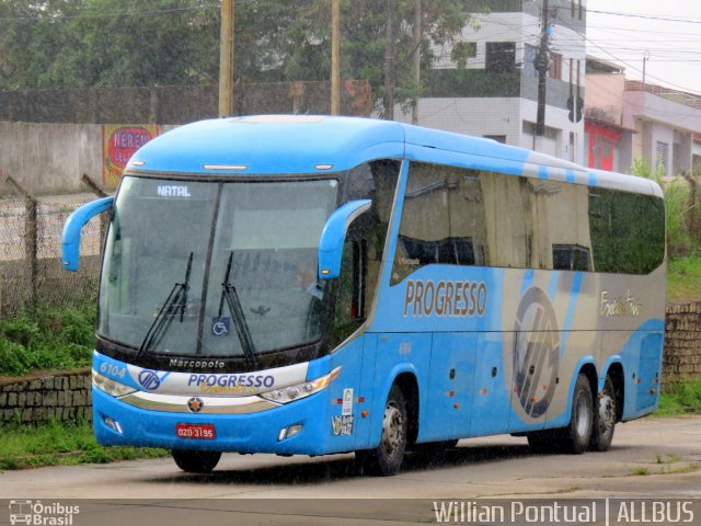 Auto Viação Progresso 6104 na cidade de Natal, Rio Grande do Norte, Brasil, por Willian Pontual. Número da foto: #4680377.