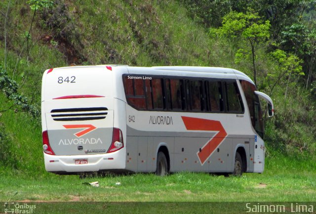 Viação Alvorada 842 na cidade de Guarapari, Espírito Santo, Brasil, por Saimom  Lima. ID da foto: 4680705.