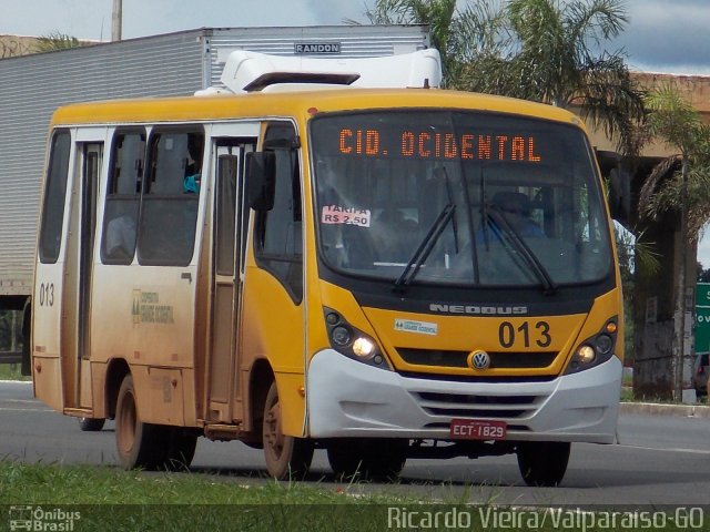 Grande Ocidental 013 na cidade de Valparaíso de Goiás, Goiás, Brasil, por Ricardo Vieira. Número da foto: #4684044.