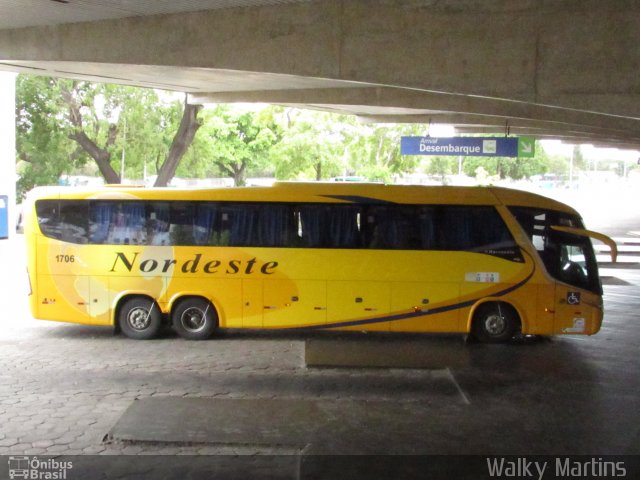Viação Nordeste 1706 na cidade de João Pessoa, Paraíba, Brasil, por Walky Martins Nascimento. Número da foto: #4684758.