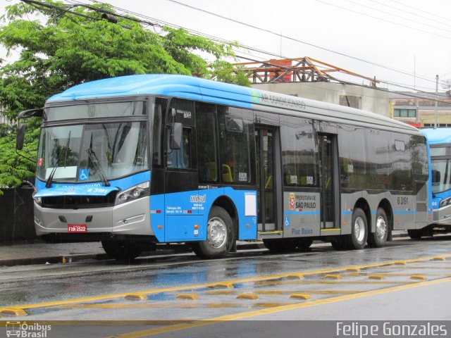 Viação Paratodos > São Jorge > Metropolitana São Paulo > Mobibrasil 6 3191 na cidade de São Paulo, São Paulo, Brasil, por Felipe Gonzales. ID da foto: 4687272.