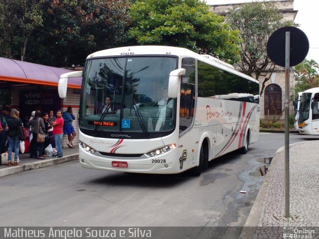 Paraibuna Transportes 20028 na cidade de Juiz de Fora, Minas Gerais, Brasil, por Matheus Ângelo Souza e Silva. Número da foto: #4686601.