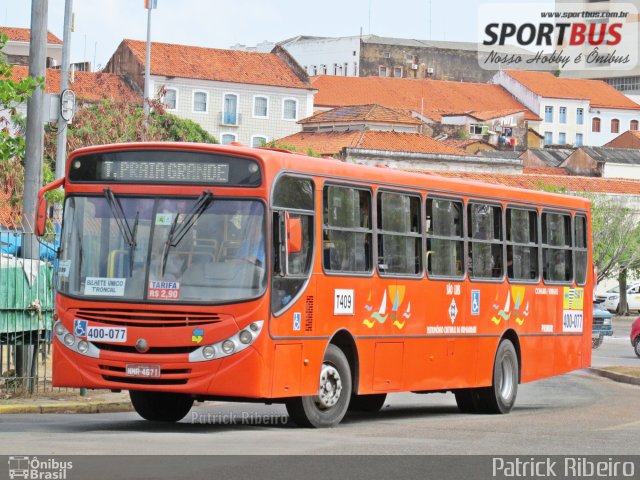 Viação Primor 400.077 na cidade de São Luís, Maranhão, Brasil, por Patrick Ribeiro. ID da foto: 4687111.