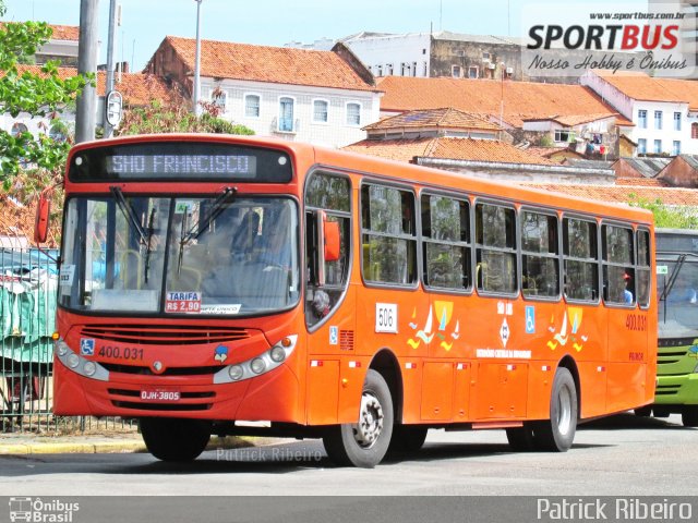 Viação Primor 400.031 na cidade de São Luís, Maranhão, Brasil, por Patrick Ribeiro. ID da foto: 4687096.