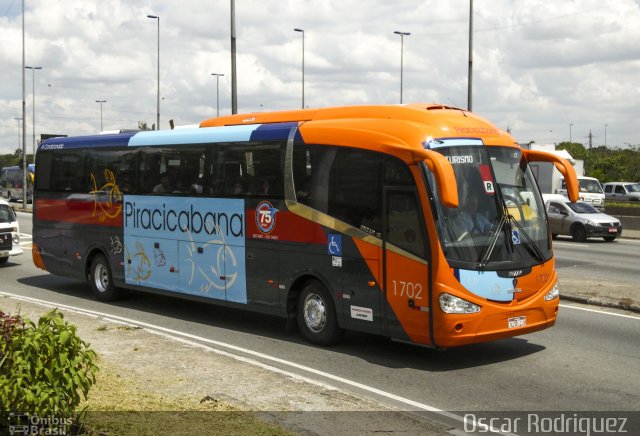 Viação Piracicabana 1702 na cidade de São Paulo, São Paulo, Brasil, por Oscar Rodriguez . Número da foto: #4686556.