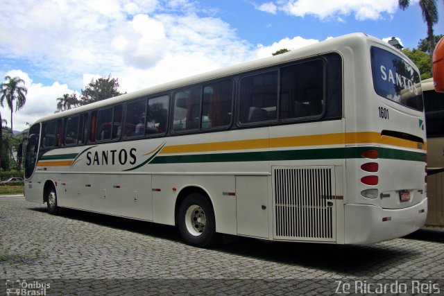 Viação Santos 1601 na cidade de Petrópolis, Rio de Janeiro, Brasil, por Zé Ricardo Reis. ID da foto: 4685557.