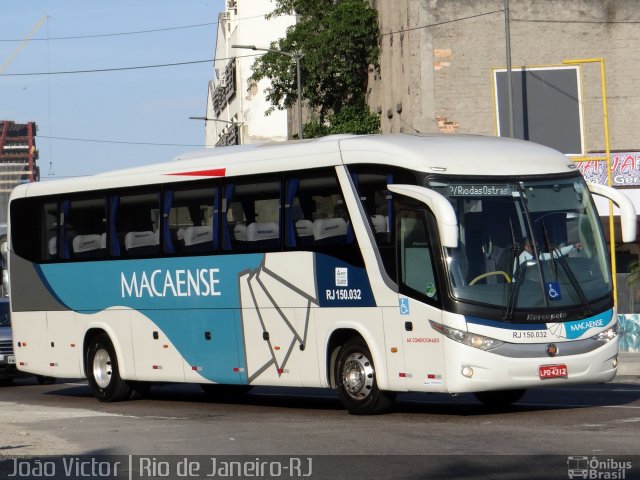 Rápido Macaense RJ 150.032 na cidade de Rio de Janeiro, Rio de Janeiro, Brasil, por João Victor. Número da foto: #4688039.