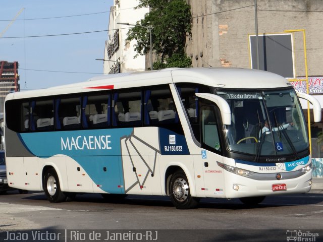 Rápido Macaense RJ 150.032 na cidade de Rio de Janeiro, Rio de Janeiro, Brasil, por João Victor. ID da foto: 4688039.