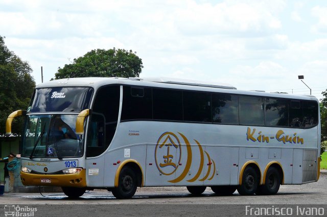 Kin-Guin Turismo e Transporte 1013 na cidade de Assis, São Paulo, Brasil, por Francisco Ivano. Número da foto: #4688444.