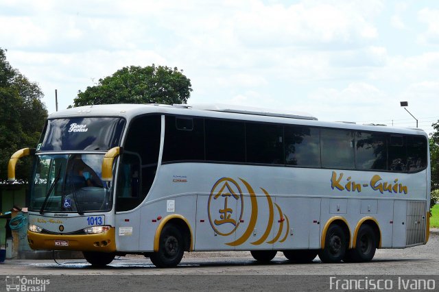 Kin-Guin Turismo e Transporte 1013 na cidade de Assis, São Paulo, Brasil, por Francisco Ivano. ID da foto: 4688444.