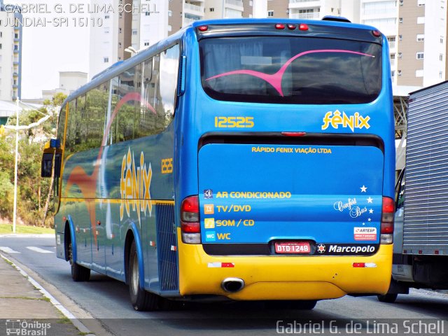 Rápido Expresso Fênix Viação 12525 na cidade de Jundiaí, São Paulo, Brasil, por Gabriel Giacomin de Lima. Número da foto: #4688275.