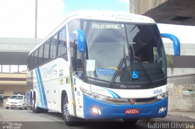 Ramos Turismo 4100 na cidade de Belo Horizonte, Minas Gerais, Brasil, por Gabriel Oliveira. Número da foto: #4688066.