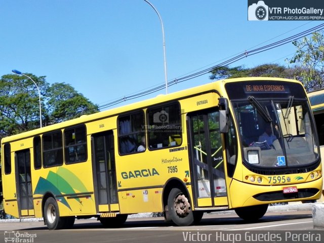 Viação Garcia 7595 na cidade de Maringá, Paraná, Brasil, por Victor Hugo Guedes Pereira. ID da foto: 4691726.