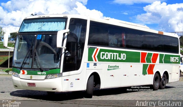 Empresa Gontijo de Transportes 11675 na cidade de Perdões, Minas Gerais, Brasil, por Andrey Gustavo. ID da foto: 4692680.