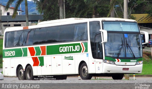 Empresa Gontijo de Transportes 11920 na cidade de Perdões, Minas Gerais, Brasil, por Andrey Gustavo. Número da foto: #4692517.