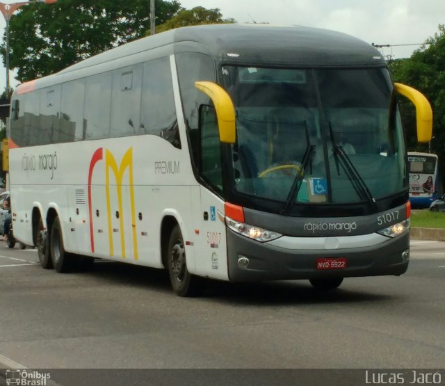 Rápido Marajó 51017 na cidade de Belém, Pará, Brasil, por Lucas Jacó. ID da foto: 4689978.