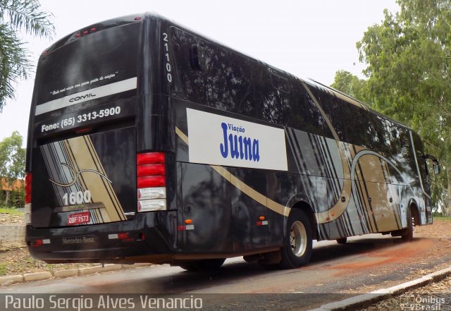 Viação Juína 1600 na cidade de Cuiabá, Mato Grosso, Brasil, por Paulo Sergio Alves Venancio. Número da foto: #4690582.