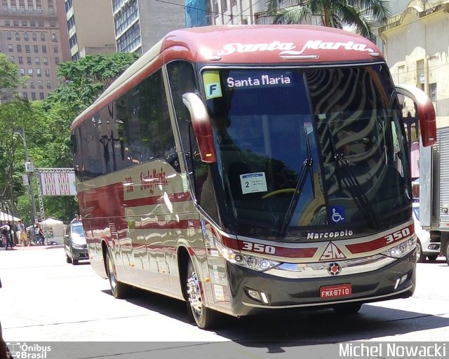 Santa Maria Fretamento e Turismo > Transportes Santa Maria(SP) 350 na cidade de São Paulo, São Paulo, Brasil, por Michel Nowacki. Número da foto: #4692909.