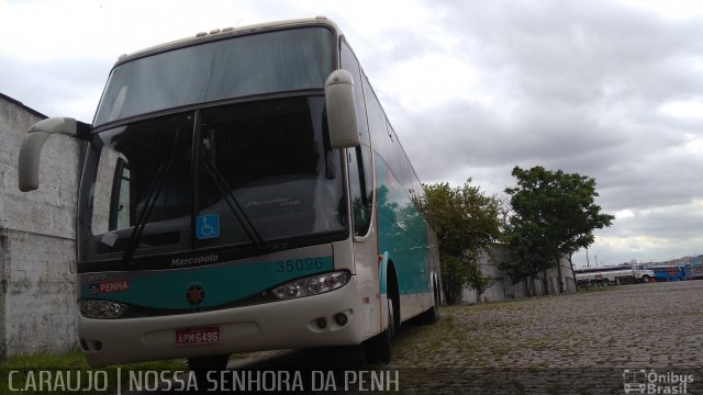 Empresa de Ônibus Nossa Senhora da Penha 35096 na cidade de Guarulhos, São Paulo, Brasil, por Cainã Marcos de Araujo. Número da foto: #4692720.