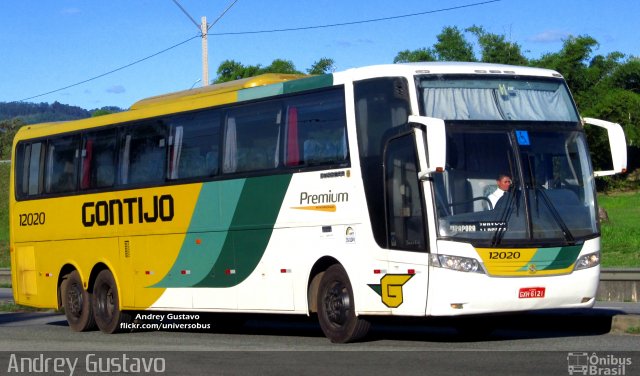 Empresa Gontijo de Transportes 12020 na cidade de Perdões, Minas Gerais, Brasil, por Andrey Gustavo. ID da foto: 4692731.