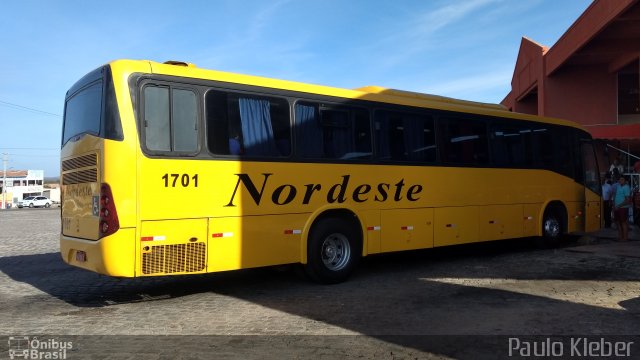 Viação Nordeste 1701 na cidade de Lajes, Rio Grande do Norte, Brasil, por Paulo Kleber. Número da foto: #4647918.