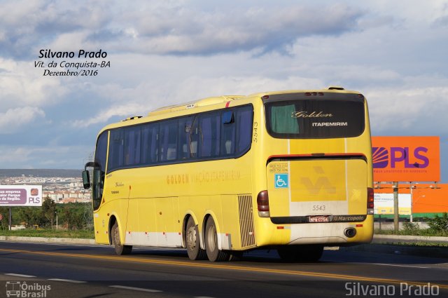 Viação Itapemirim 5543 na cidade de Vitória da Conquista, Bahia, Brasil, por Silvano Prado . ID da foto: 4648288.