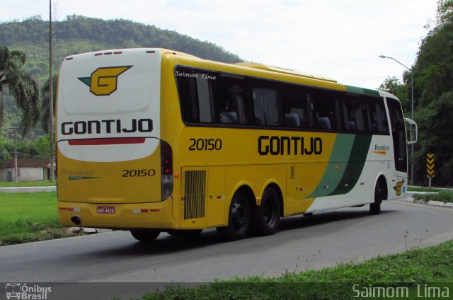 Empresa Gontijo de Transportes 20150 na cidade de Viana, Espírito Santo, Brasil, por Saimom  Lima. ID da foto: 4649311.