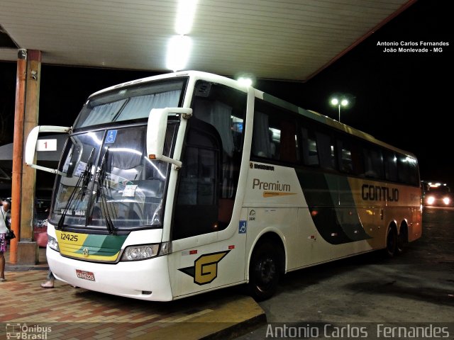 Empresa Gontijo de Transportes 12425 na cidade de João Monlevade, Minas Gerais, Brasil, por Antonio Carlos Fernandes. Número da foto: #4648190.