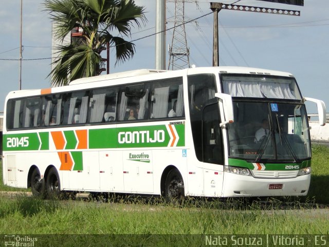 Empresa Gontijo de Transportes 20145 na cidade de Vitória, Espírito Santo, Brasil, por Natã  Souza. ID da foto: 4648191.