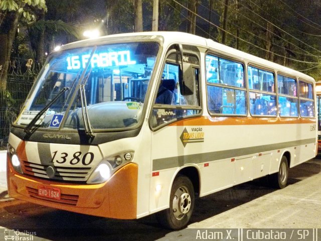 Viação Bom Jesus > VTL - Viação Trans Líder 1380 na cidade de Cubatão, São Paulo, Brasil, por Adam Xavier Rodrigues Lima. Número da foto: #4648538.