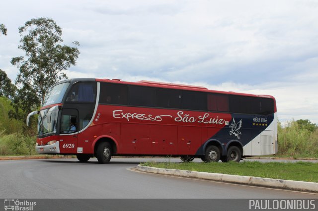 Expresso São Luiz 6920 na cidade de Brasília, Distrito Federal, Brasil, por Paulo Camillo Mendes Maria. ID da foto: 4649307.