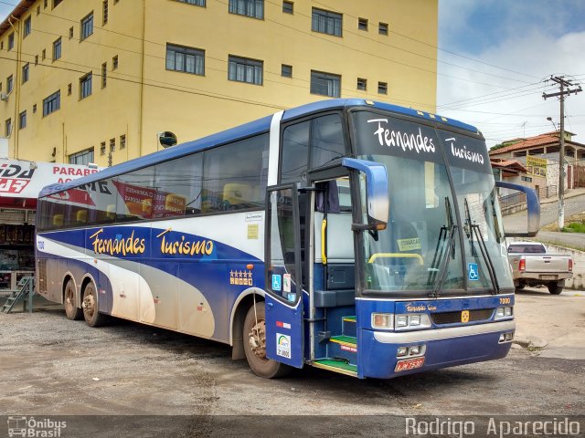 Fernandes Turismo 7000 na cidade de Conselheiro Lafaiete, Minas Gerais, Brasil, por Rodrigo  Aparecido. Número da foto: #4648540.