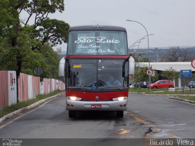 Expresso São Luiz 7100 na cidade de Brasília, Distrito Federal, Brasil, por Ricardo Vieira. ID da foto: 4694030.