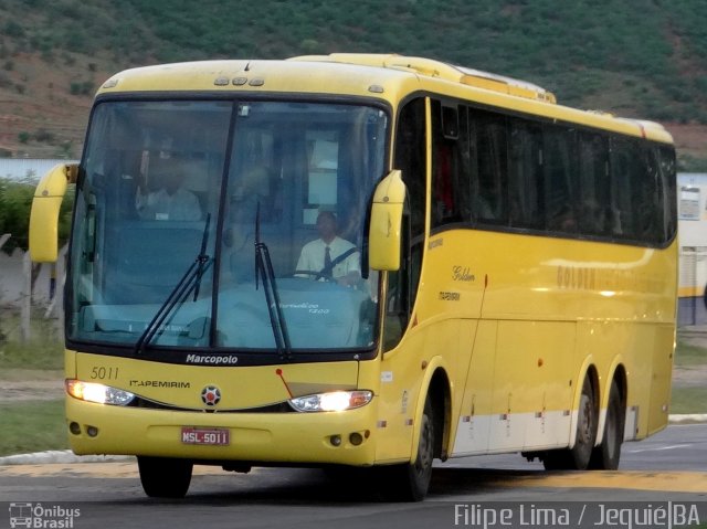 Viação Itapemirim 5011 na cidade de Jequié, Bahia, Brasil, por Filipe Lima. ID da foto: 4695515.