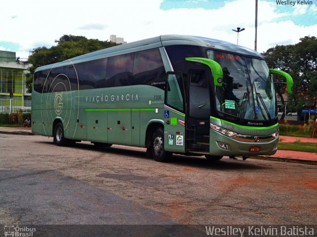 Viação Garcia 7208 na cidade de Sorocaba, São Paulo, Brasil, por Weslley Kelvin Batista. Número da foto: #4694204.