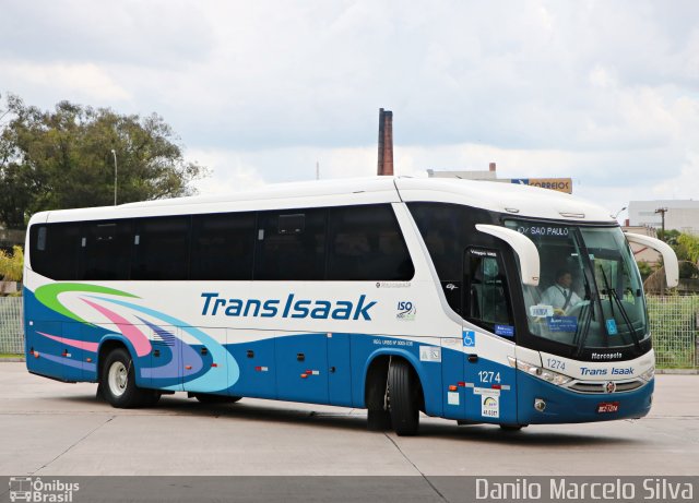 Trans Isaak Turismo 1274 na cidade de Curitiba, Paraná, Brasil, por Danilo Marcelo Silva. Número da foto: #4694472.