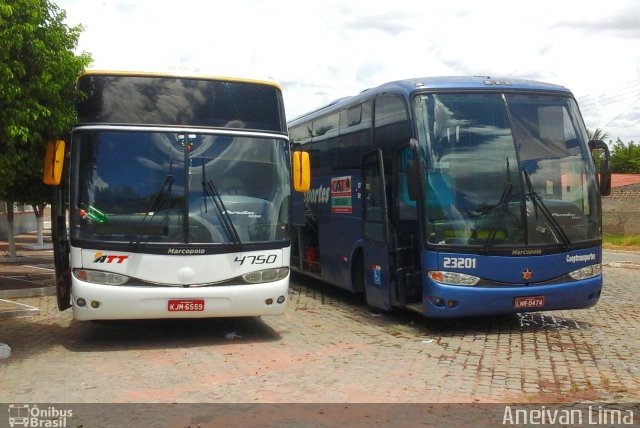 ATT - Atlântico Transportes e Turismo 4750 na cidade de Monte Santo, Bahia, Brasil, por Aneivan Lima. Número da foto: #4694515.