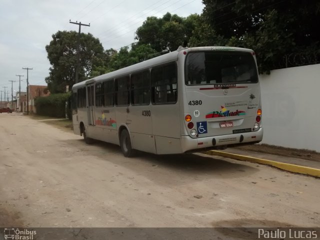 Auto Viação Nossa Senhora da Piedade 4380 na cidade de Maceió, Alagoas, Brasil, por Paulo Lucas. ID da foto: 4693453.