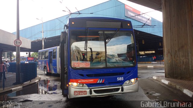 Viação São Camilo 585 na cidade de Santo André, São Paulo, Brasil, por Gabriel Brunhara. Número da foto: #4694498.