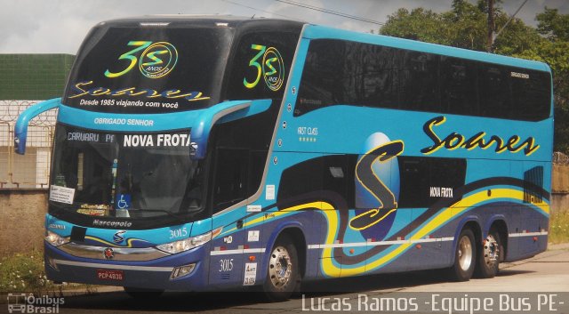 Soares Turismo e Fretamento 3015 na cidade de Recife, Pernambuco, Brasil, por Lucas Ramos. Número da foto: #4698155.