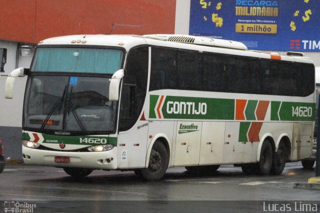 Empresa Gontijo de Transportes 14620 na cidade de Rio de Janeiro, Rio de Janeiro, Brasil, por Lucas Lima. ID da foto: 4698012.