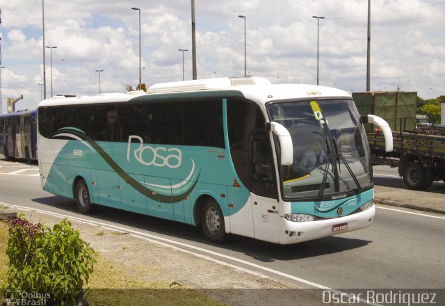 Rosa Turismo 5120 na cidade de São Paulo, São Paulo, Brasil, por Oscar Rodriguez . ID da foto: 4696766.